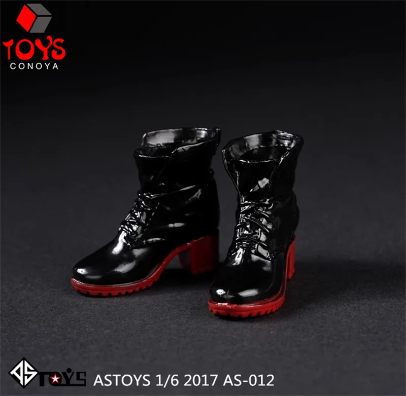 ASTOYS AS012-AS015 1/6 مقياس الساحرة أحذية بوت قصيرة كعب الأحذية الصلبة الأحذية نموذج صالح 12 "أنثى الجندي عمل الشكل الجسم الدمى