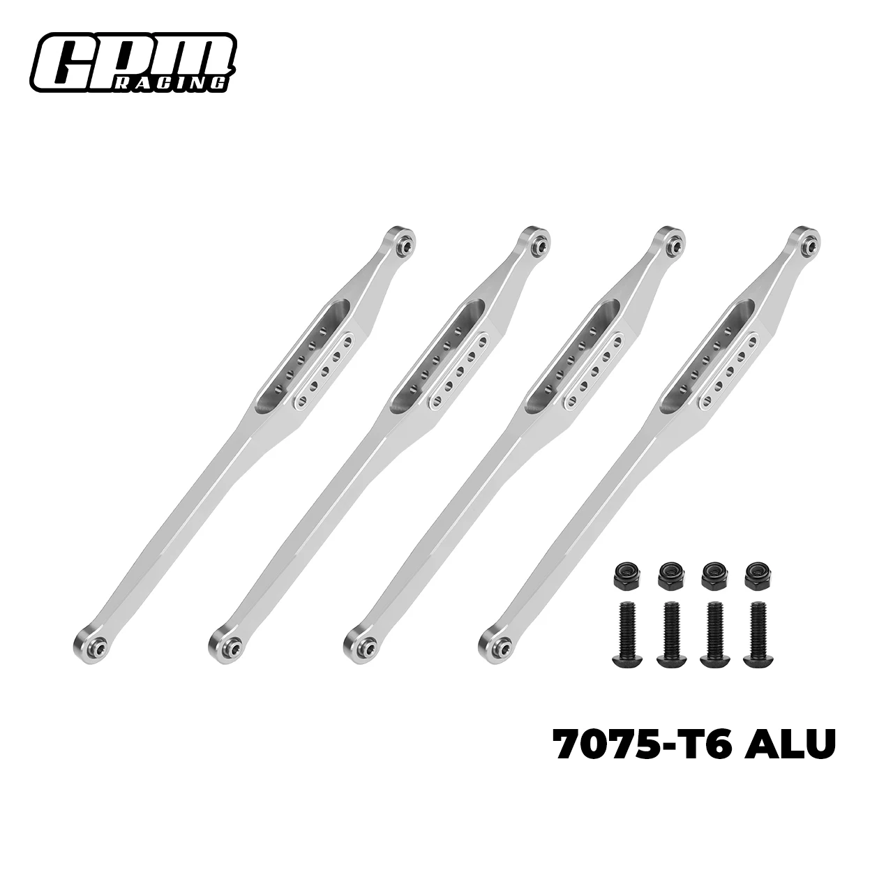 Juego de barra de enlace inferior de aleación GPM 7075-T6 para excavadora de tumbas LOSI 1/8 LMT 2,0 LOS244012