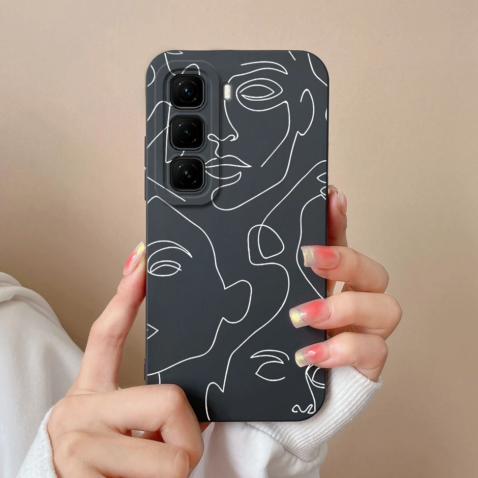 Case For Infinix Hot 50 4G 5G Cute Cartoon Dinosaur Silicone Soft Phone Cover For InfinixHot 50 4G Funda Infinix Hot50 5G Bumper