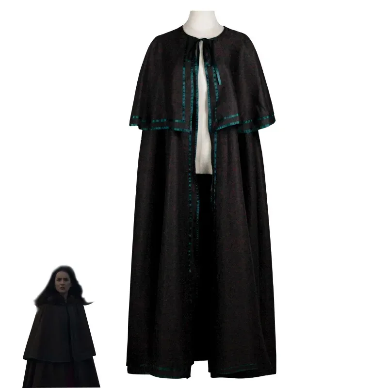 عباءة الظل والعظام رداء أسود لمرحلة الهالوين أزياء تنكرية لحفلات الكرنفال للنساء؛ 2 ك، 8؛ ج'