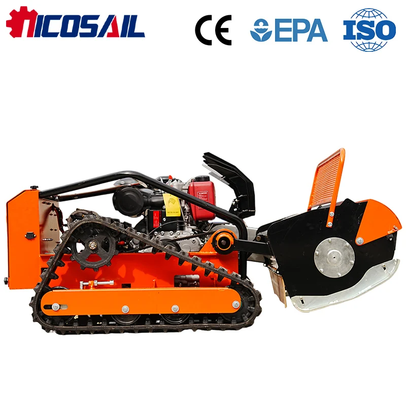 

800mm Small Robotic Remote Mower CE Approved Heavy Duty Lawn Mower for Farm Garden Landscaping