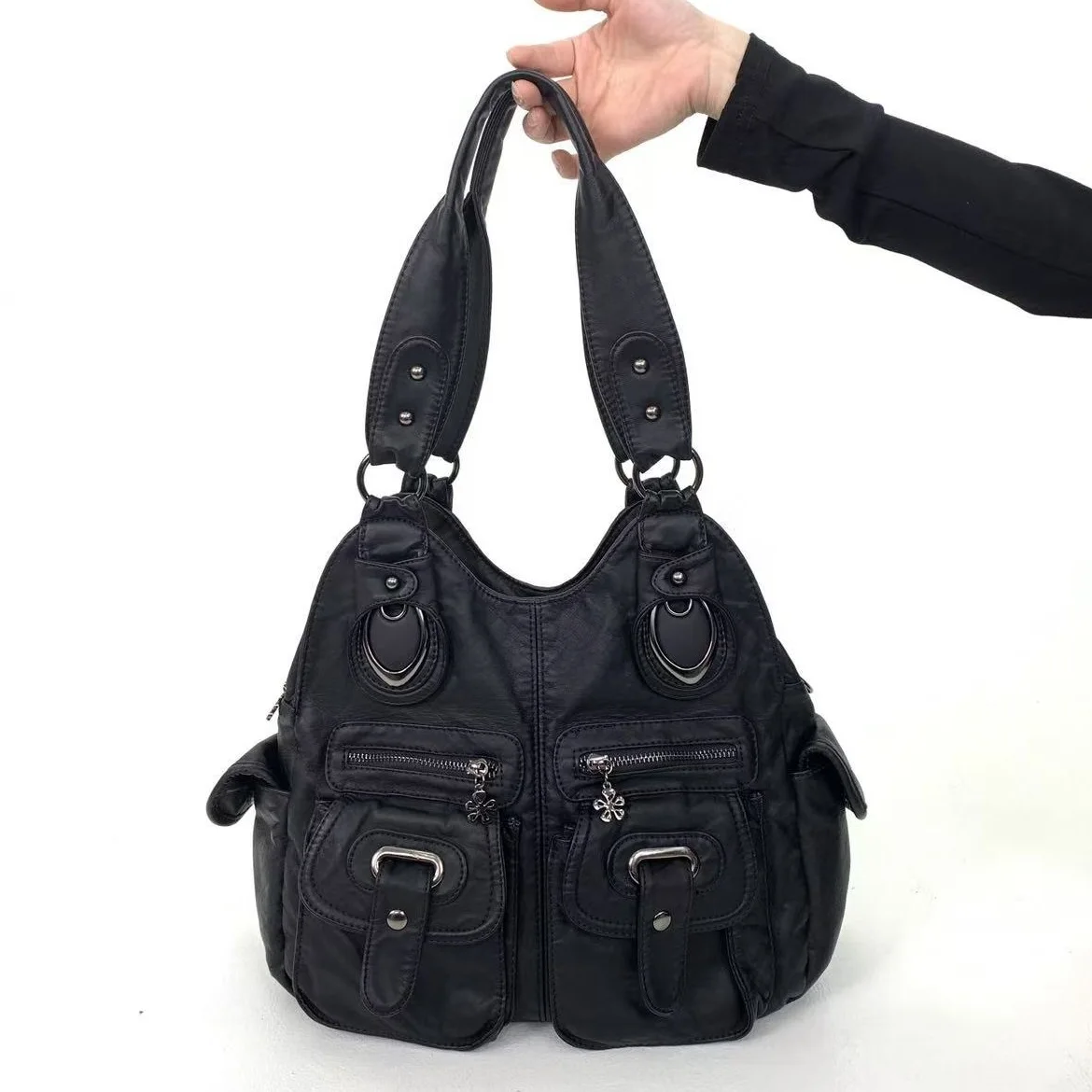 

Angel kiss Bag Women Handbags PU Leather Shoulder Bags Female Satchel Large Fashion Crossbody Bag bolsa feminina