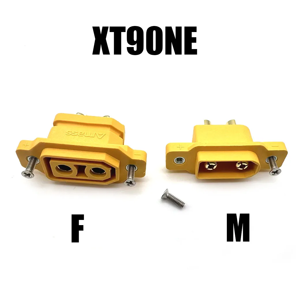 XT90NE-M/F with Fixed Seat Male and Female Plug Charging Port XT90 Electric Vehicle Lithium Battery ESC Mo