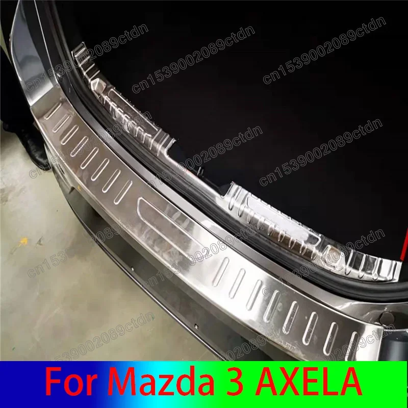 

Rear Bumper Protector Sill Trunk Tread Plate cover Trim For Mazda3 Mazda 3 AXELA 2020 2021