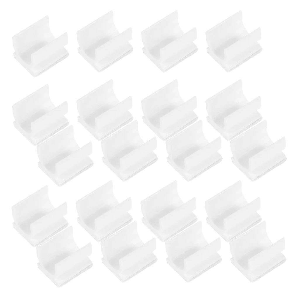 

50 Pcs Versatile Whiteboard Pen Clips Self Adhesive Holders Office Storage Options for Markers and Pencils