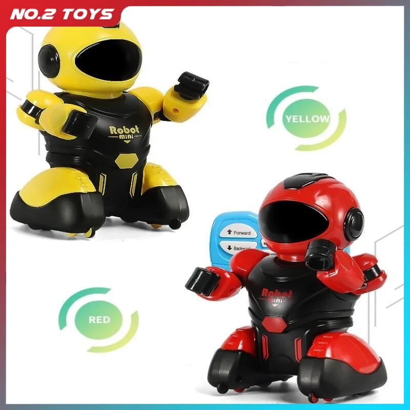 Smart Remote Control Robot with Lights Kids Toy Infrared RC Dance Robots Intelligent Programming Robots Boy Toys Children's Gift