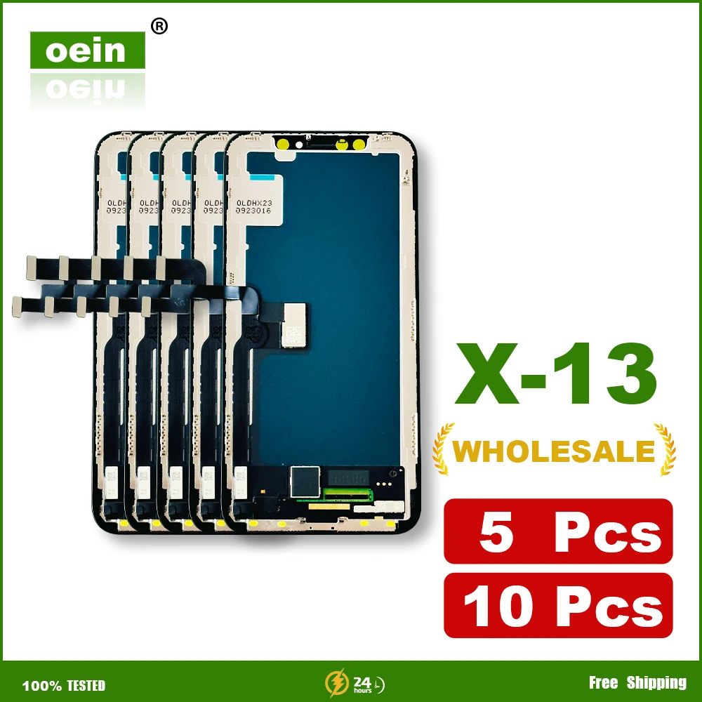 Batch Wholesale For iPhone X XS XsMAX XR 11 11Pro 12 12Pro 13 14 LCD Display The Replacement 5pcs/Lot 10pcs/lot For iPhone 11