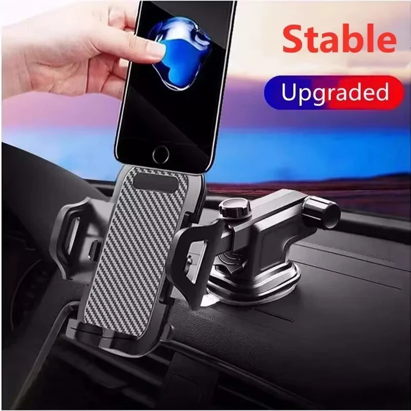 Universelle 360-Grad-Auto-Armaturenbrett-Handyhalterung ° Schwerkraft-Rotations-Handyhalterung mit Verlängerungsstange und GPS-Handyhalterung – Detail 2