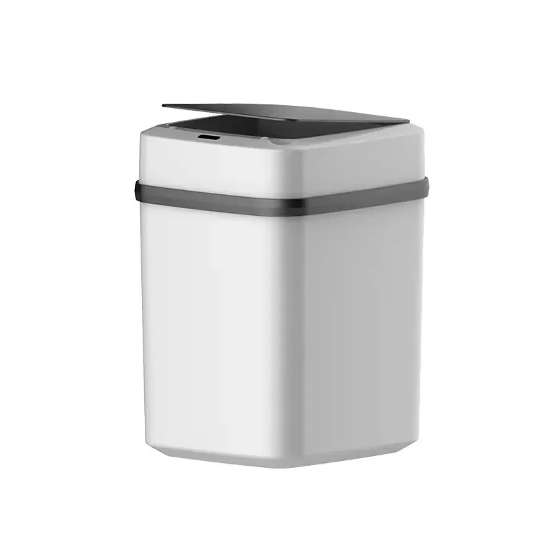 Kitchen Trash Can 13L Bathroom Touch and Pedal Trash Can Smart Garbage Bin Waste Bin Dustbin Trash Can with Lid