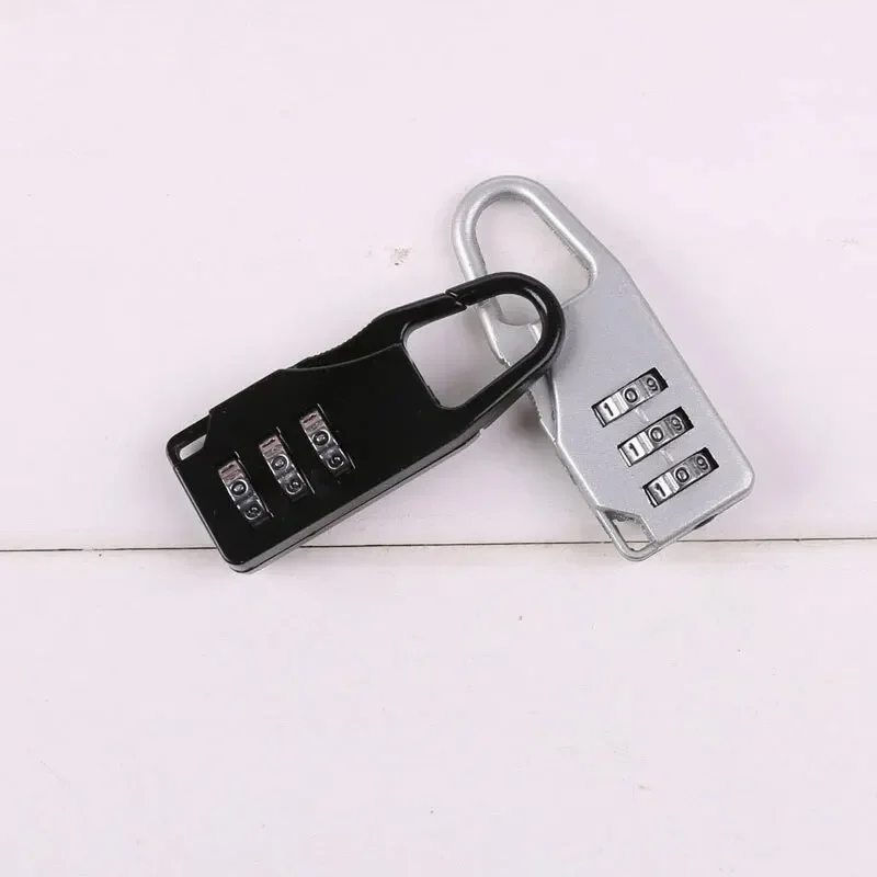 Small Zinc Alloy 3 Digit Password Lock for Cabinet Gym Drawer Code Changeable Locks Travel Luggage Security Padlock