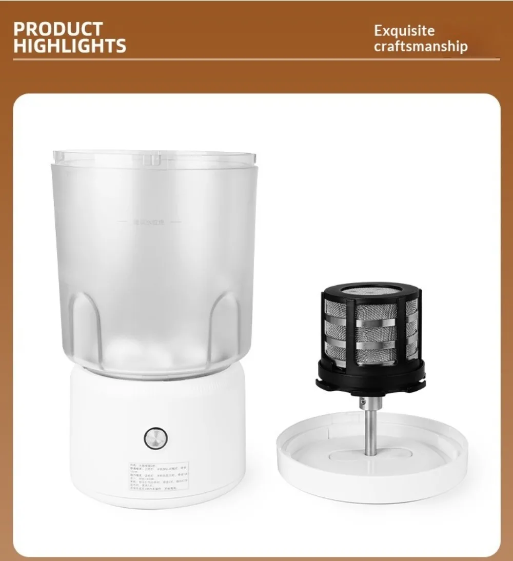 Watch Cleaning Machine Fully Automatic Removable Oil Filter 360° Deep Cleaning Compact Ultrasonic Cleaner Repair Tool