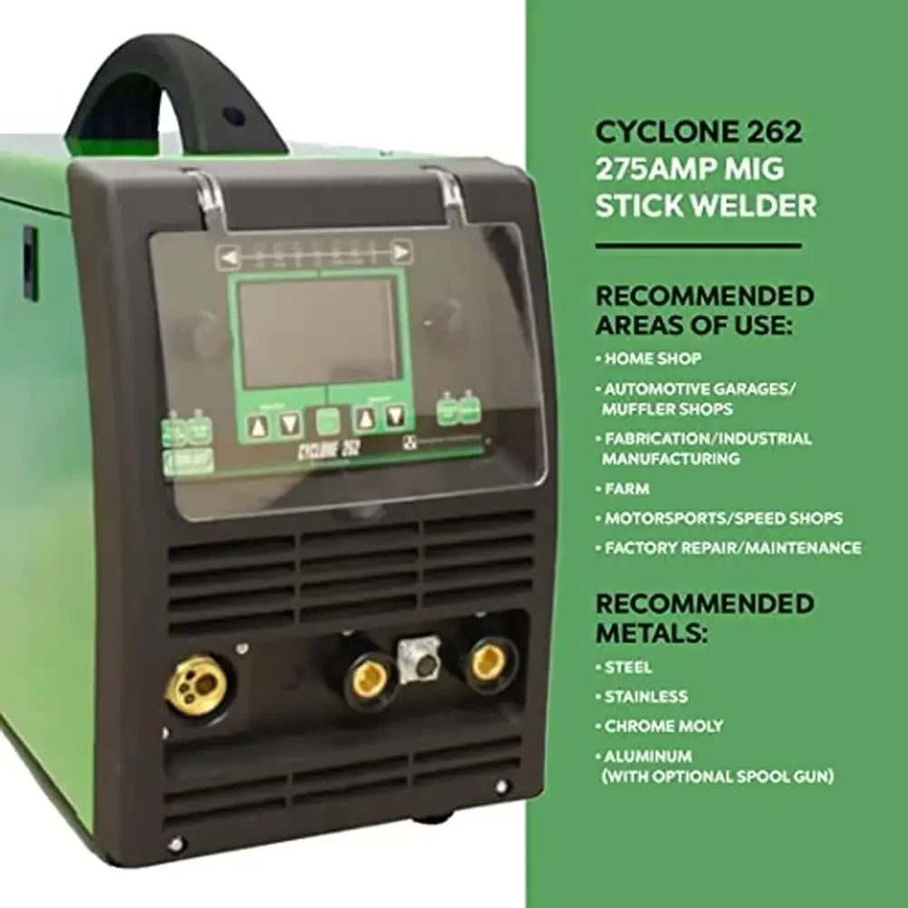 262 Amp MIG STICK Welder 110v/220v PowerSet 4.3