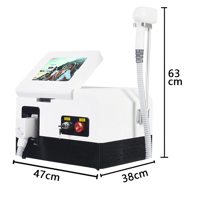 Factory Direct Sales 3 Wavelengths Laser Ice Diode Laser 808nm Hair Removal Machine Cooling Painless Beauty Machine for Salon
