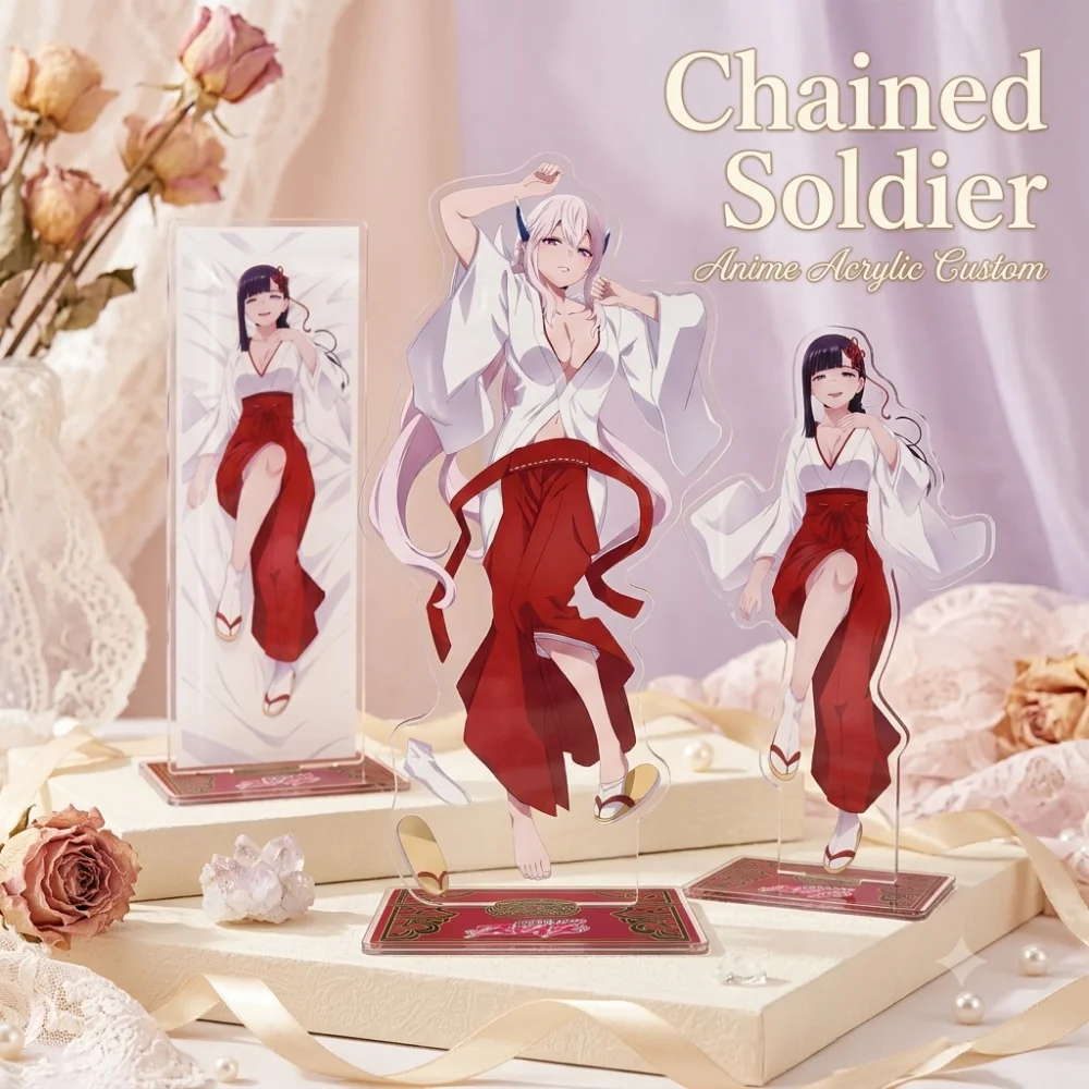 Anime Chained Soldier Acrylic Stand Keychain Yuuki Kyouka Character Merch Custom