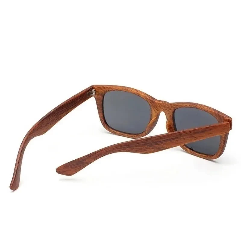 Plastics Wood Bamboo Sunglasses Men Women Classic Fashion UV400 Vintage Driving Sun Glasses Black Fishing Eyewear