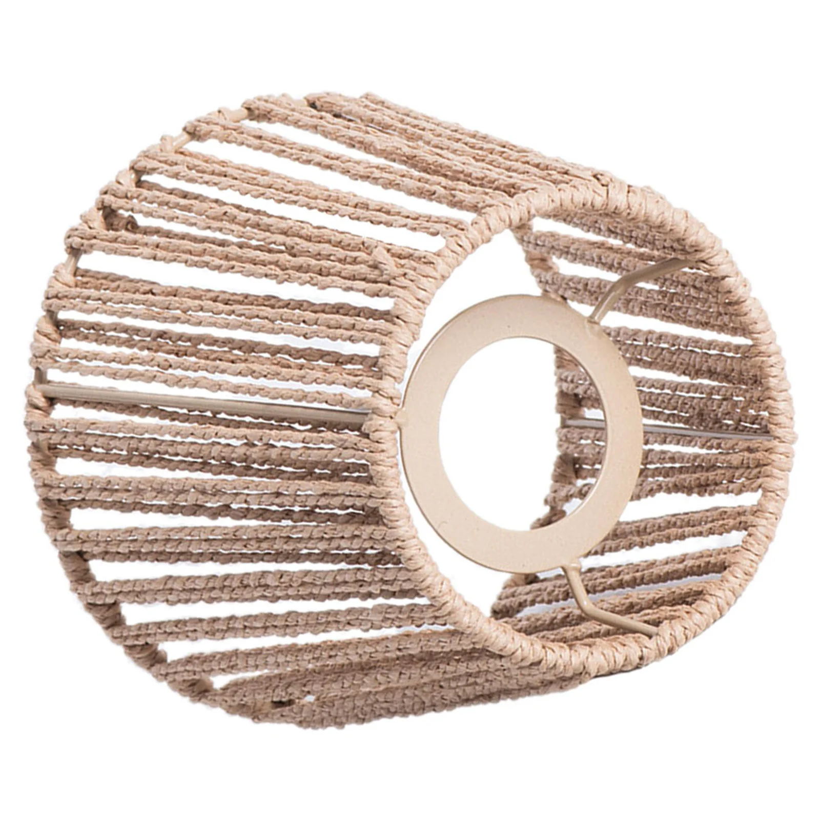 

Vintage Rustic Pendant Lamp Shade Woven Ceiling Light Cover Handcrafted Replacement Lampshade for Farmhouse Restaurant Indoor