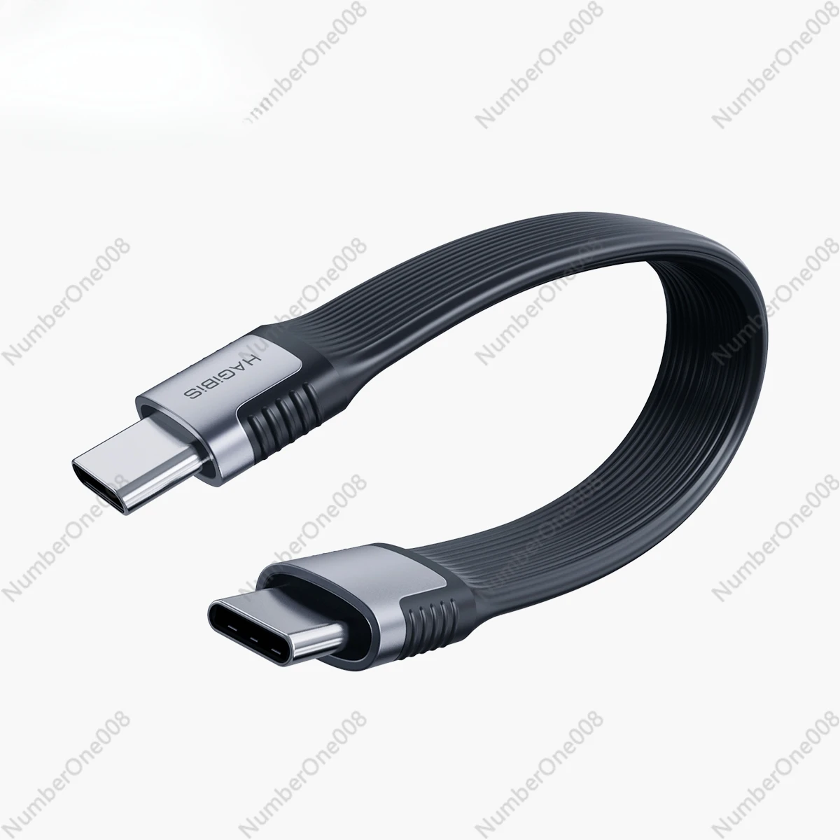 Dual Typec Full-function Ctoc Data Cable Dual Head USB4 Short Line Male To Male Thunderbolt 3 Suitable for IPhone16/15/Pura70 Mo