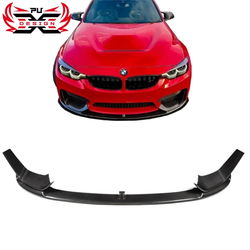 

For Bmw F80 F82 M3 M4 MP Style Carbon Fiber Front Lip Front Bumper Chin Spoiler Carbon Fiber Car Tuning