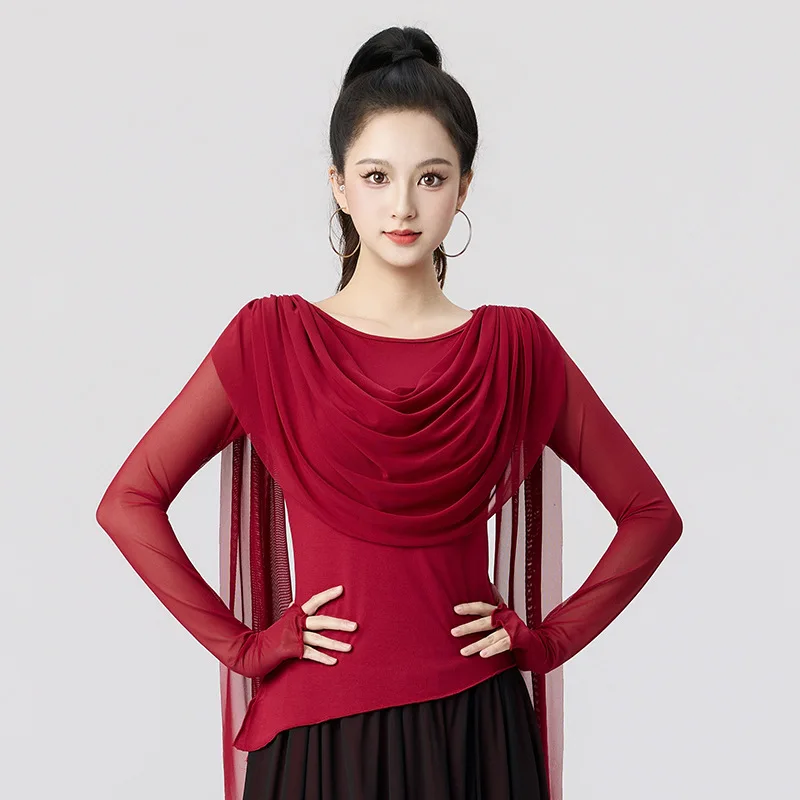 Modern Dance Long Sleeve Top Dance Body Training Classical Dance Clothes