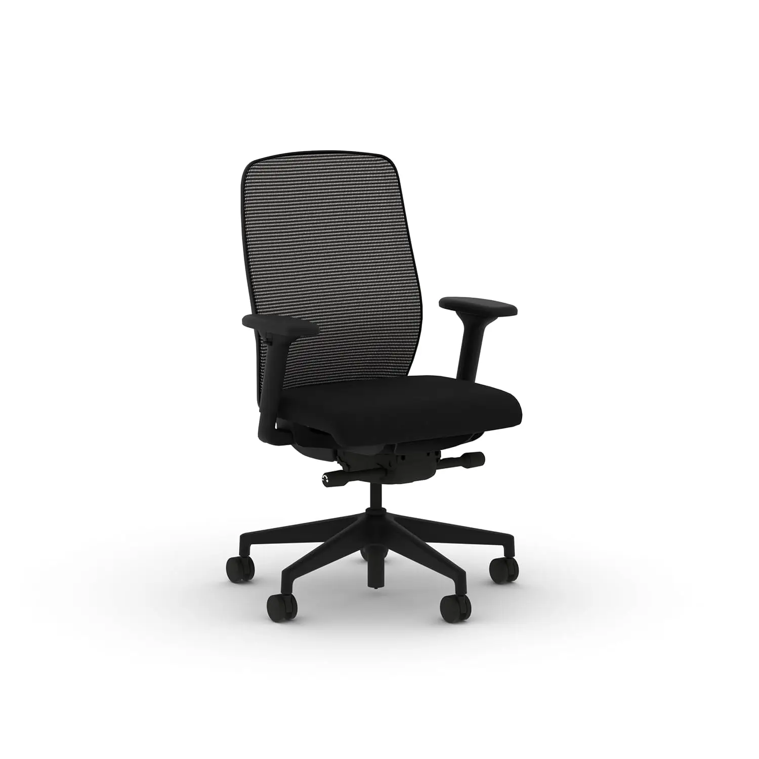 

Ergonomic Office Chair with Synchro-Tilt Lumbar Support Adjustable Arms Black Frame, Customized
