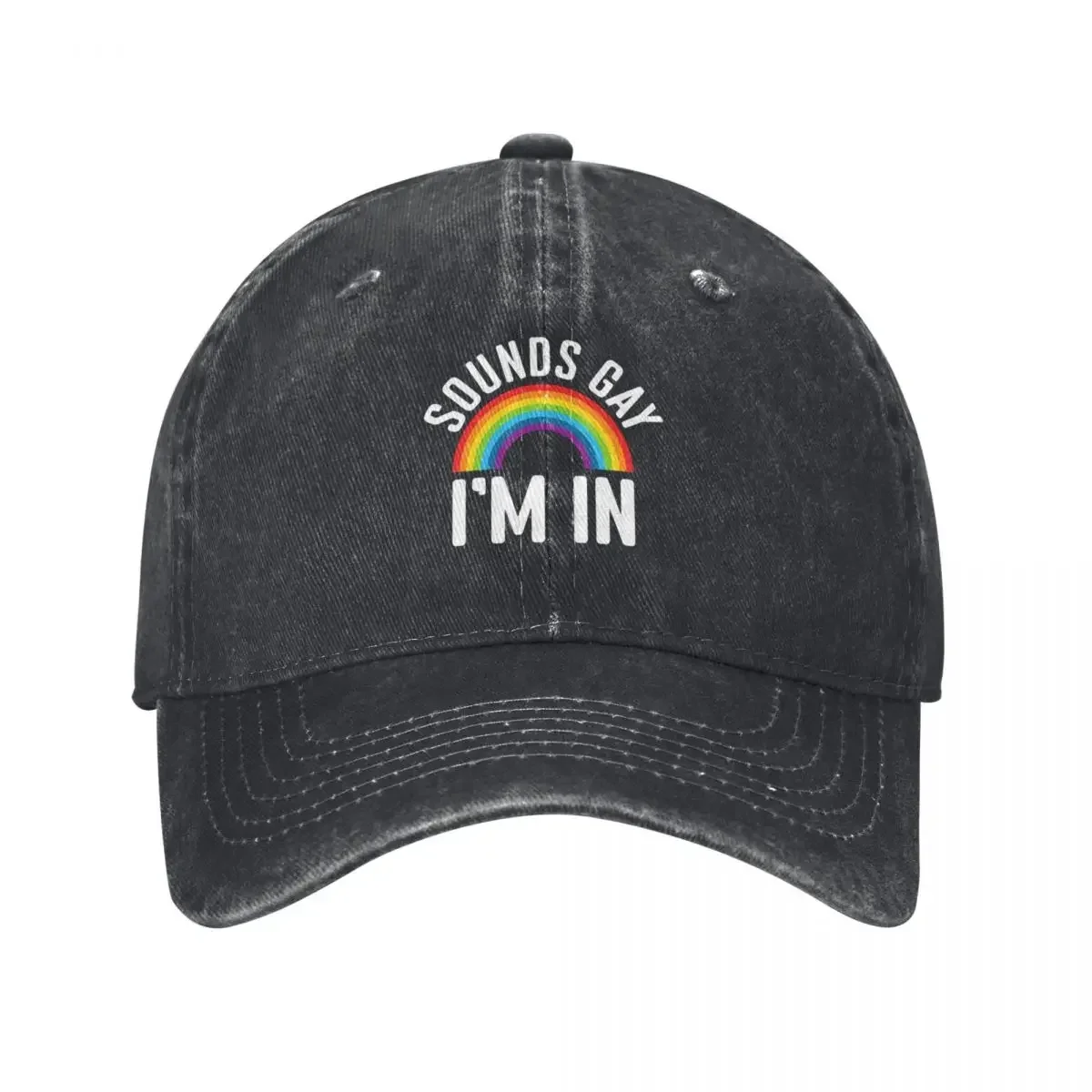 

Sounds Gay I'm in Baseball Cap Hip Hop Gentleman Hat Luxury Brand black Mens Tennis Women's