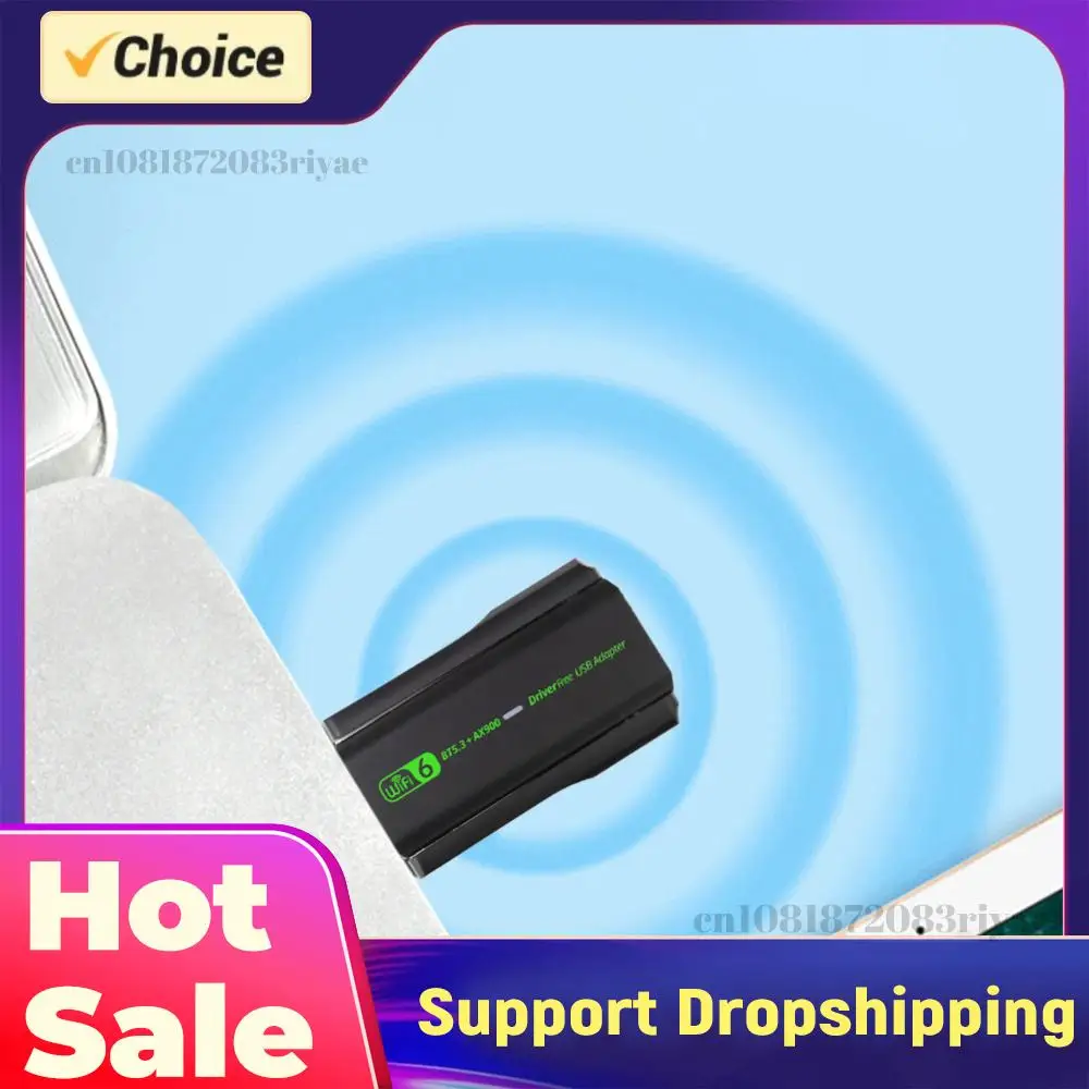 

USB-адаптер Wi-Fi 6, совместимый с Bluetooth 5.3, 2-в-1, с двумя антеннами 3DBi, беспроводная сетевая карта для ПК/ноутбука/настольного компьютера