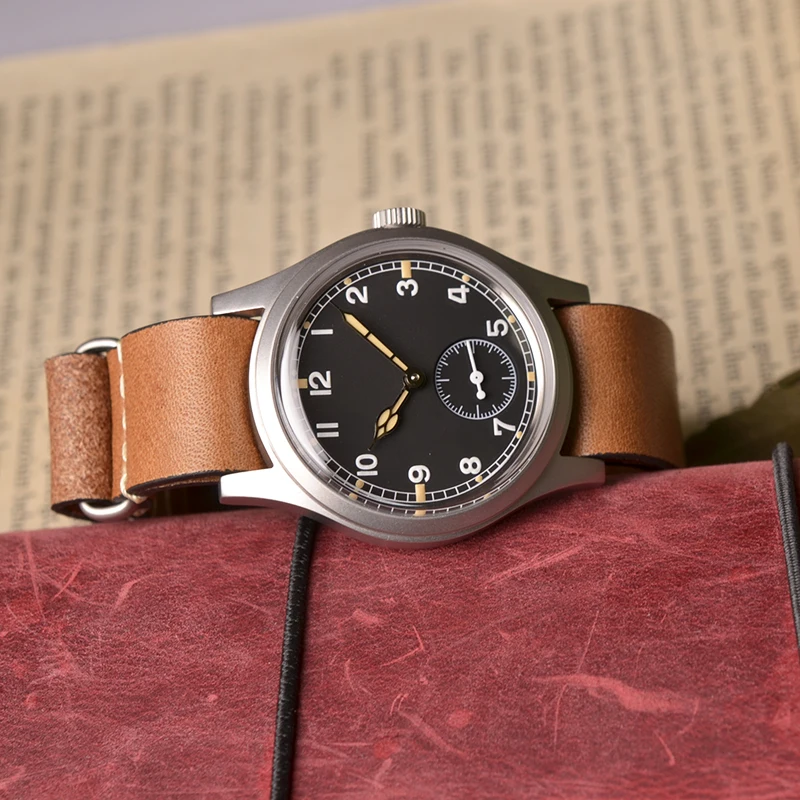 Baltany S2025 Herren 36mm Automatik Militäruhr WW2 Retro Dirty Dozen Armee-Felduhr Leuchtend 100M Wasserdicht Outdoor – Detail 1