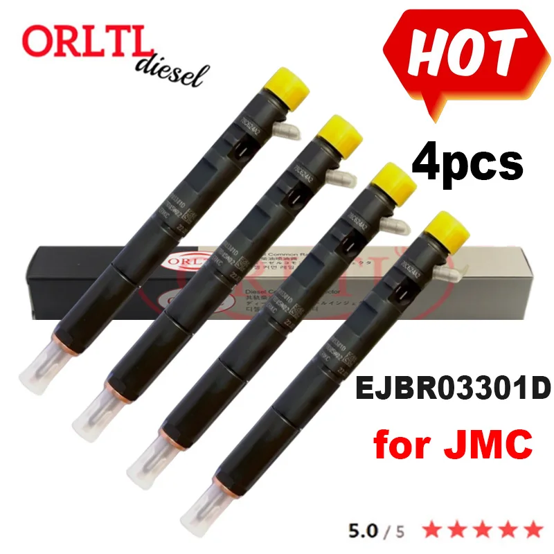 

ORLTL NEW Genuine Fuel Injector EJBR03301D for JMC Transit 2.8L Van 114bhp Delphi Series 4PCS