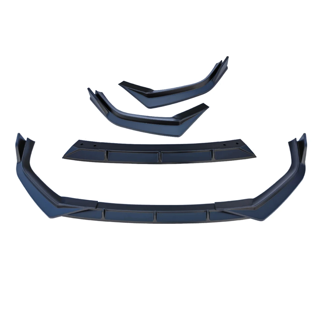 Front Bumper Spoiler Lip Lower Body Kit Diffuser Splitter Tuning Guard  For Honda CRV CR-V 2023 2024 ABS Glossy Black