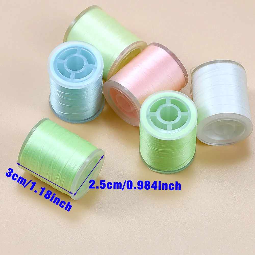 MNFT 2Spools Fly Tying Thread Multiple Colors 150D Filaments Nylon Thread Tying Materials for Wet&Nymph Flies