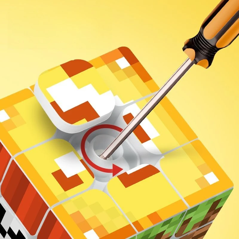 Minecraft трехступенчатый волшебный куб, развивающие игрушки Magico 3x3, детский кубик восстановления, игрушка для снятия стресса, забавные интеллектуальные кубики, игрушка