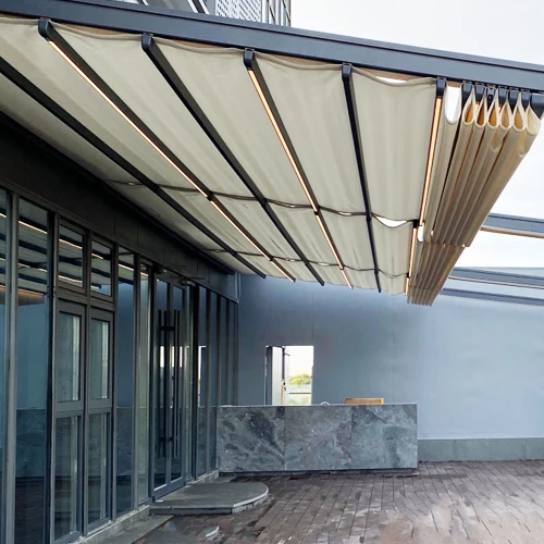 

Factory Supply Retractable Canopy Outdoor Sunshade Canopies Motorcycle Canopy