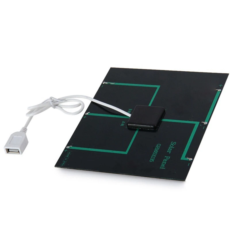 3,5 Вт 6 в солнечная панель с USB-кабелем, уличная портативная мини солнечная панель, зарядное устройство