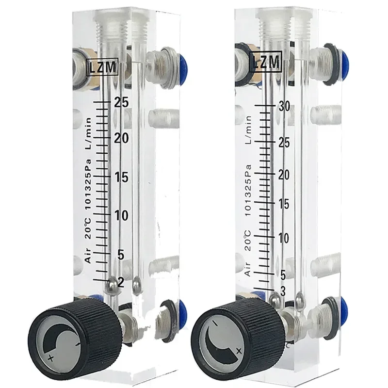 1Pc Air Flow Meter Nitrogen Gas Flowmeter With Control Valve 0.5L/1L/1.5L/2L/3L/4L/5L/10L/15L/20L/25L/30L/35L