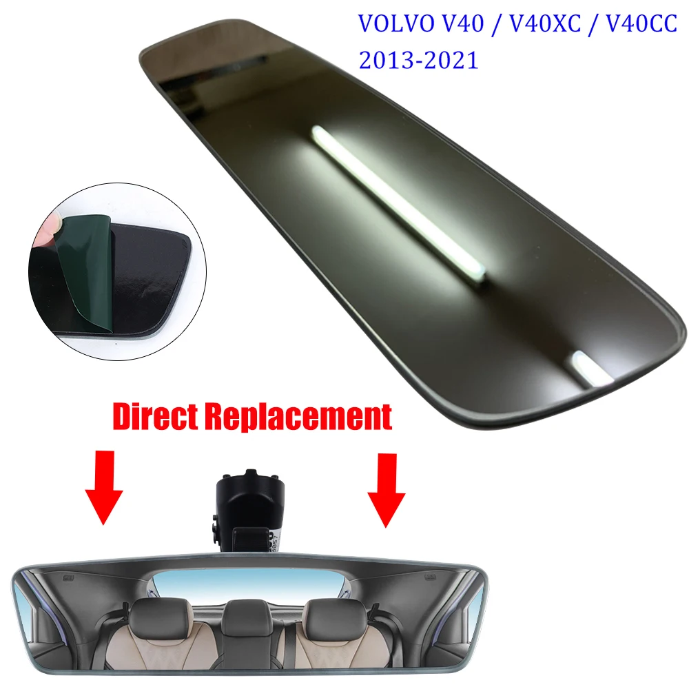 

1Pcs For Volvo V40 V40XC V40CC 2013-2021 Interior Rear View Mirror Glass Replacement Automobiles Parts 31468057