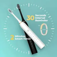 1set-USB Rechargeable Adult Sonic Toothbrush - 6 Speed Cleaning Modes, Ideal for Personal Dental Care