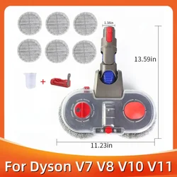 Electric Mop Head for Dyson V7 V8 V10 V11 V15 Gen5 Vacuum Cleaner Part Mop Attachment with Water Reservoir Cleaning Rag Cloth