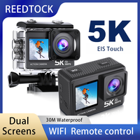 5K Action Camera 4K60fps Dual Screens EIS Anti-shake WiFi 2.0\