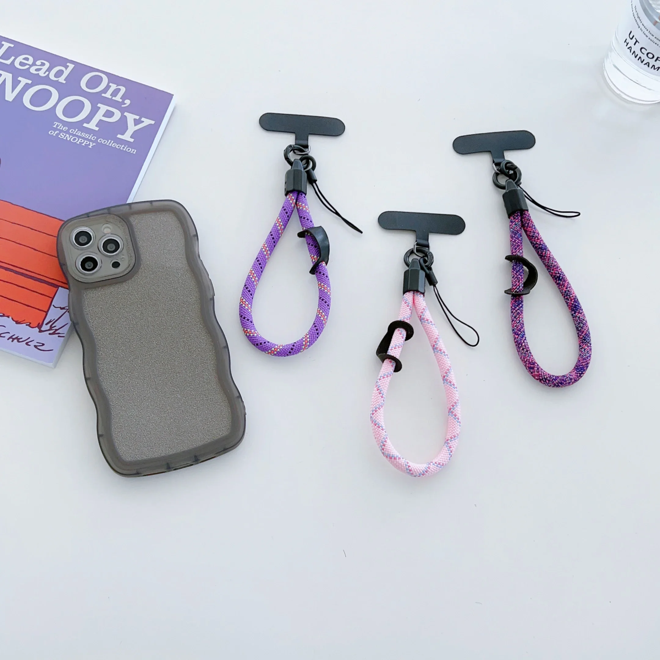 New Woven Mobile Phone Lanyard, Wristband, Colorful Woven Lanyard, Headphones, Keys, Wallet Colorful Security Wristband