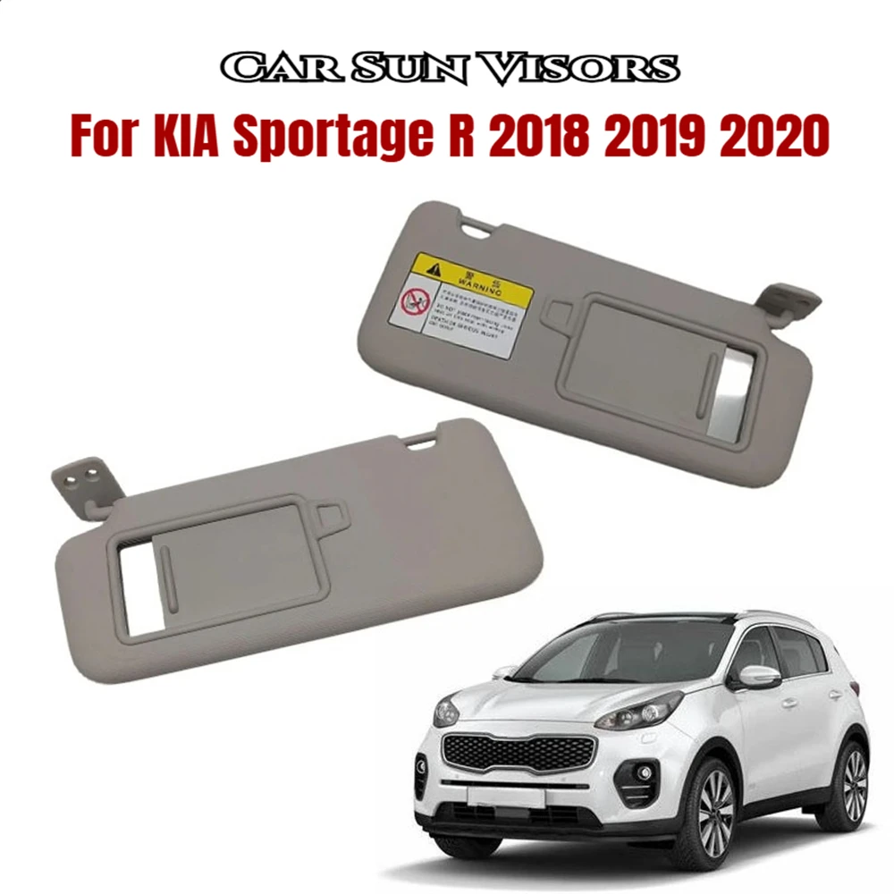 

Car Sun Visor For KIA Sportage R 2018 2019 2020 Interior Sunvisor With Mirror Front Windscreen Antidazzle Sun Shade Sunshield