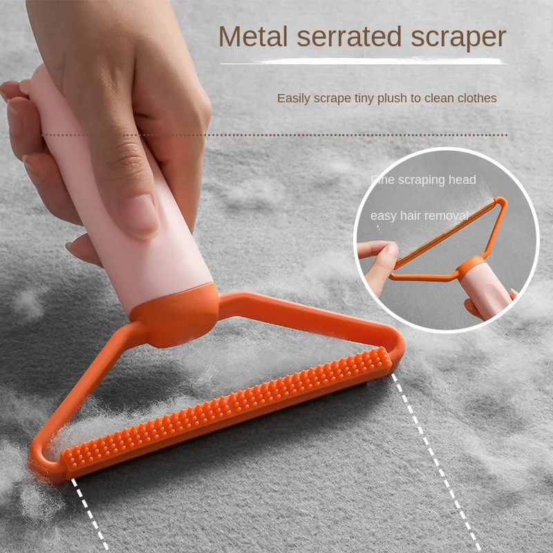 

Portable Pet Hair Remover Brush, Manual Lint Roller, Sofa Clothes Cleaning Tool, Fuzz Fabric Shaver