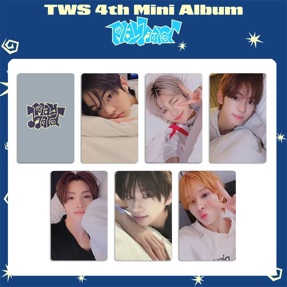 

TWS The 4th Mimi Album K4 Card PLAY HARD Lucky Card Single Photocards SHINYU DOHOON YOUNGJAE HANJIN JIHOON KYUNGMIN Selife-Cards