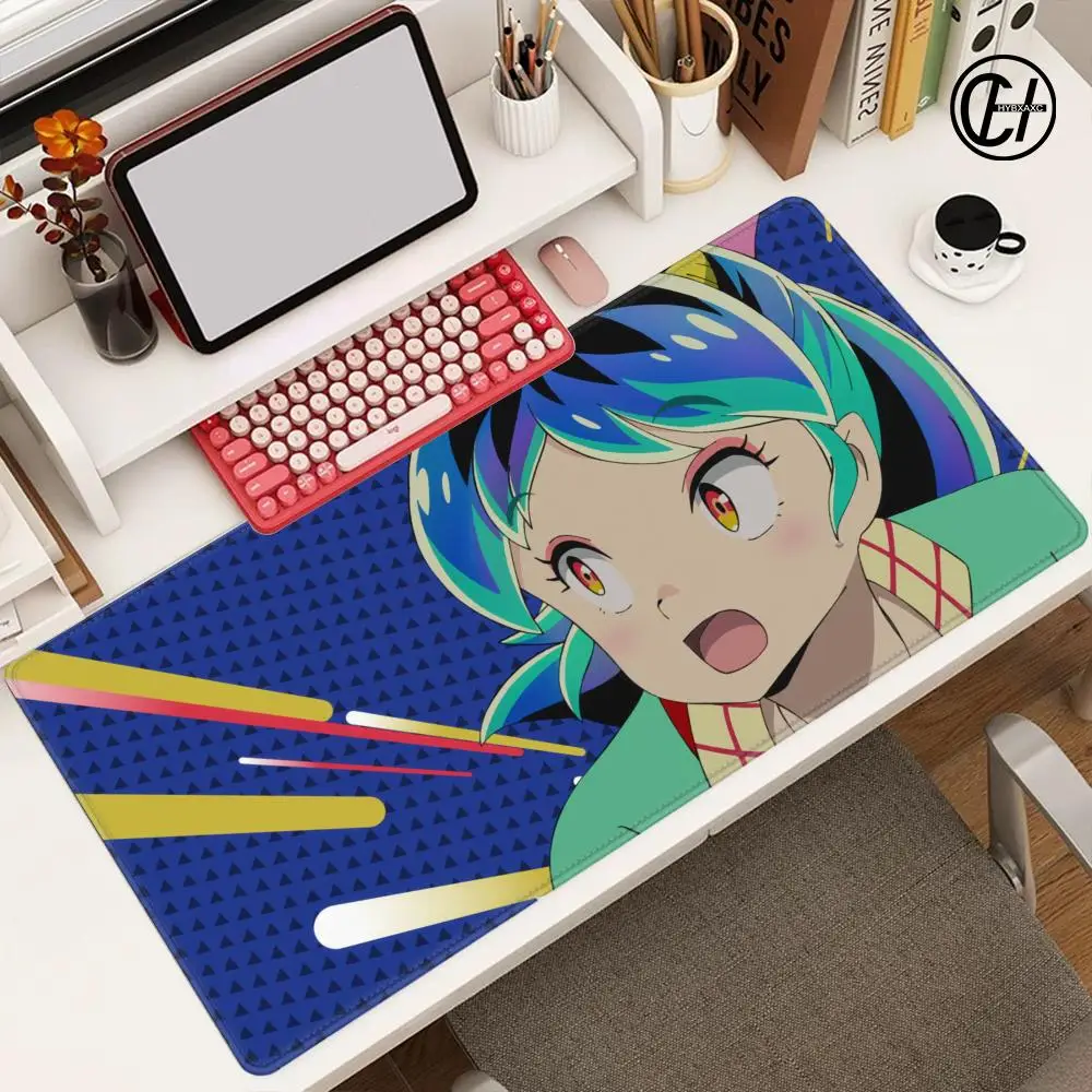 Anime Girl L-Lum I-Invader U-Urusei Y-Yatsura Mouse Pad Large Gaming Print Waterproof XXL Desk Mat Non-Slip Desk Mat Carpet XAXC