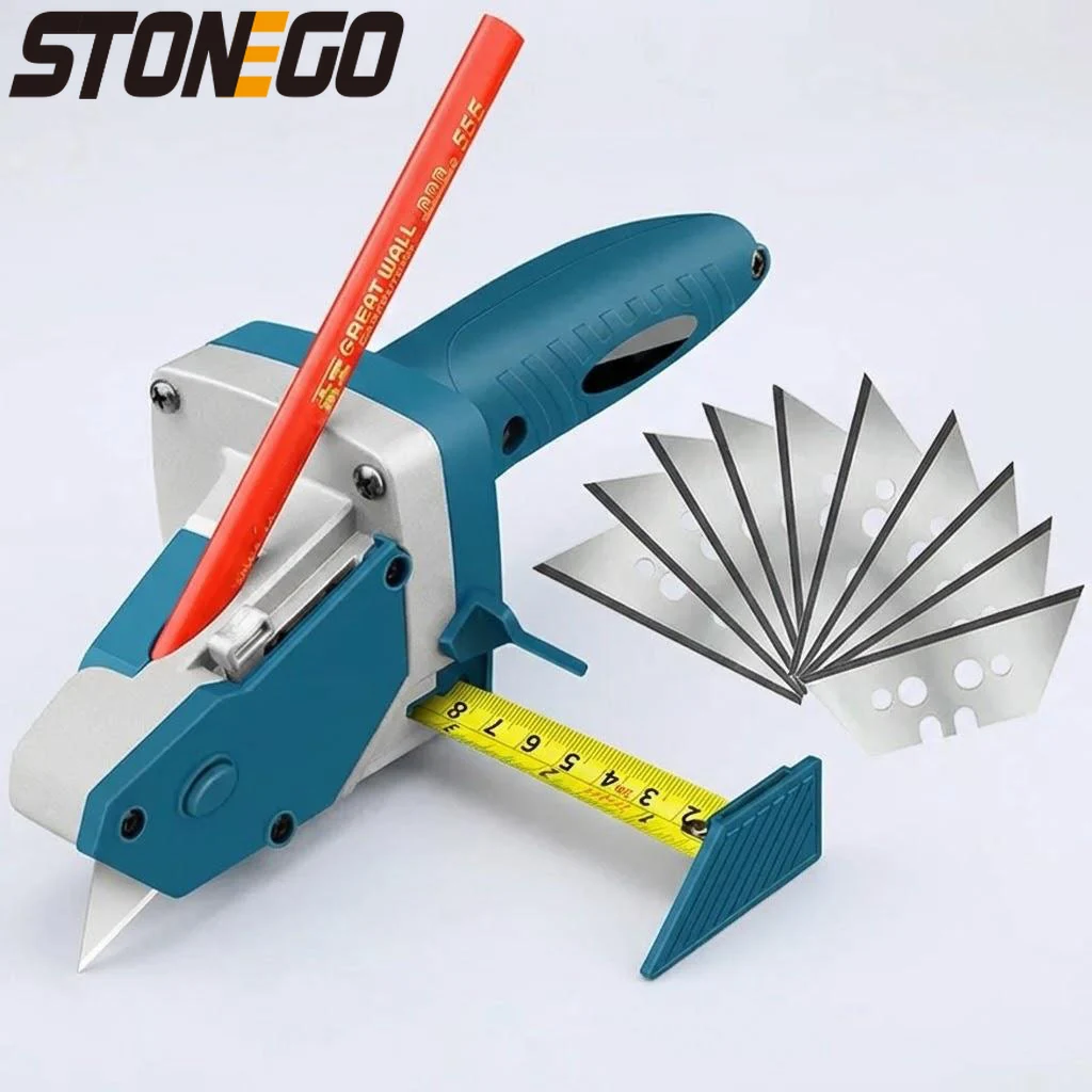 Plasterboard Cutter Scriber Board Edger Drywall Cutting Tool for Woodworking with Scale Adjustable Home Improvement