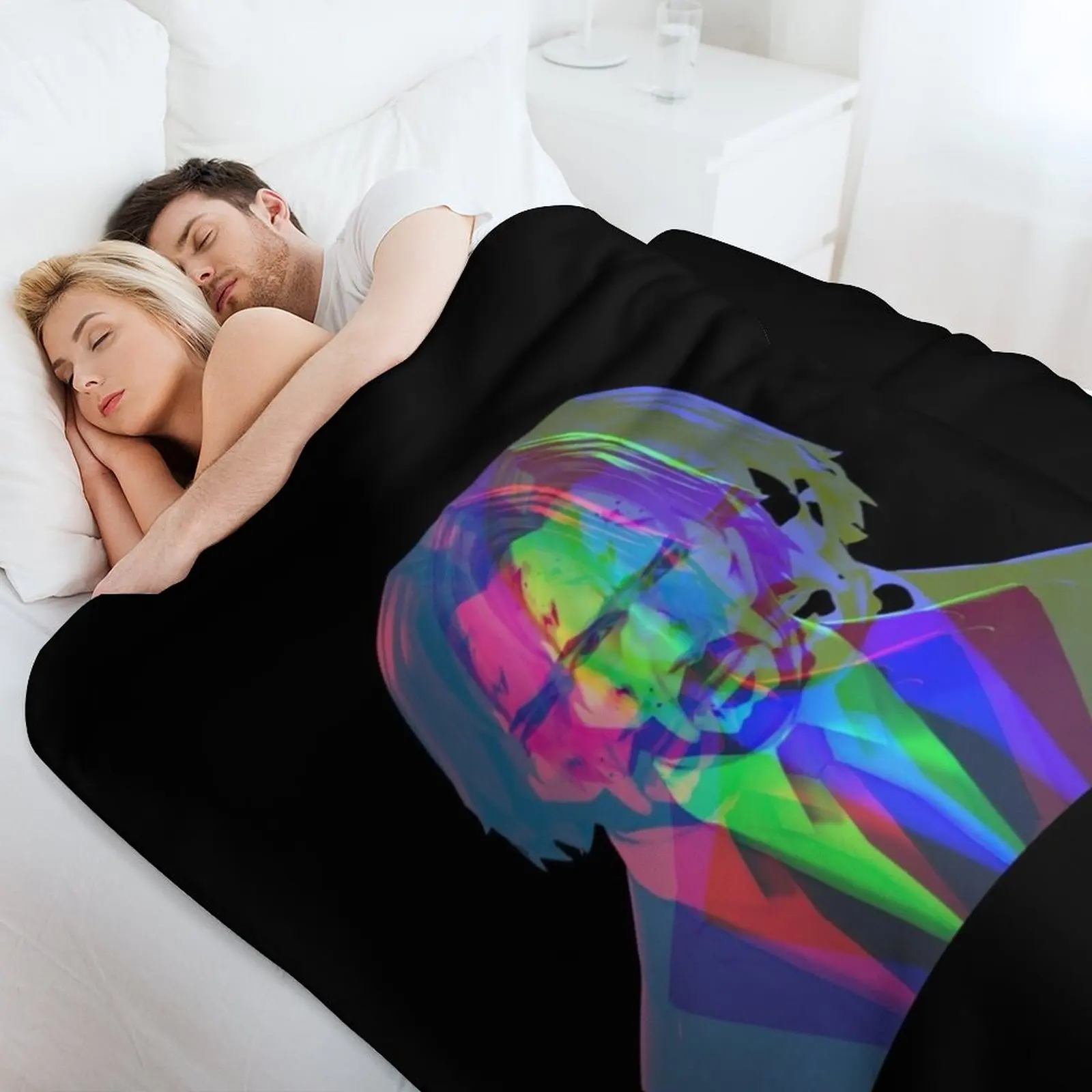 مرحبًا باسمي هو بابا ياجا/اسم علامة جون ويك رمي بطانية سرير عتيق يغطي بطانيات أنيمي الشتوية الدافئة #4