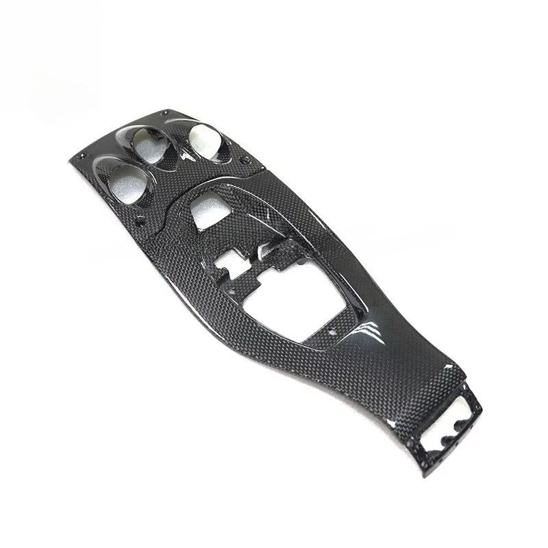 Car Styling Dry Carbon Fiber Interior Central Control Panel Gear Panel Suitable for 458 Italia Decoration Parts view 3