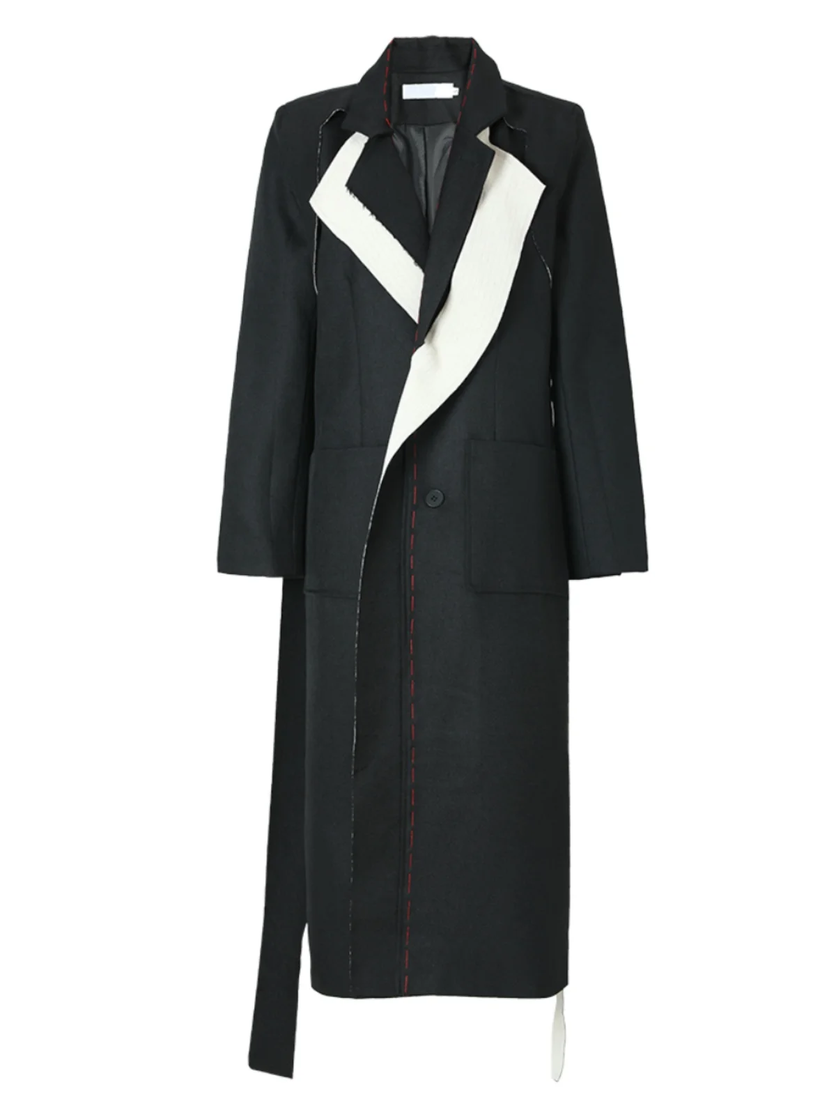 

Женский удлиненный пиджак-блейзер STUDIO Street с высокой талией, модный, в стиле пэчворк, для весны и осени