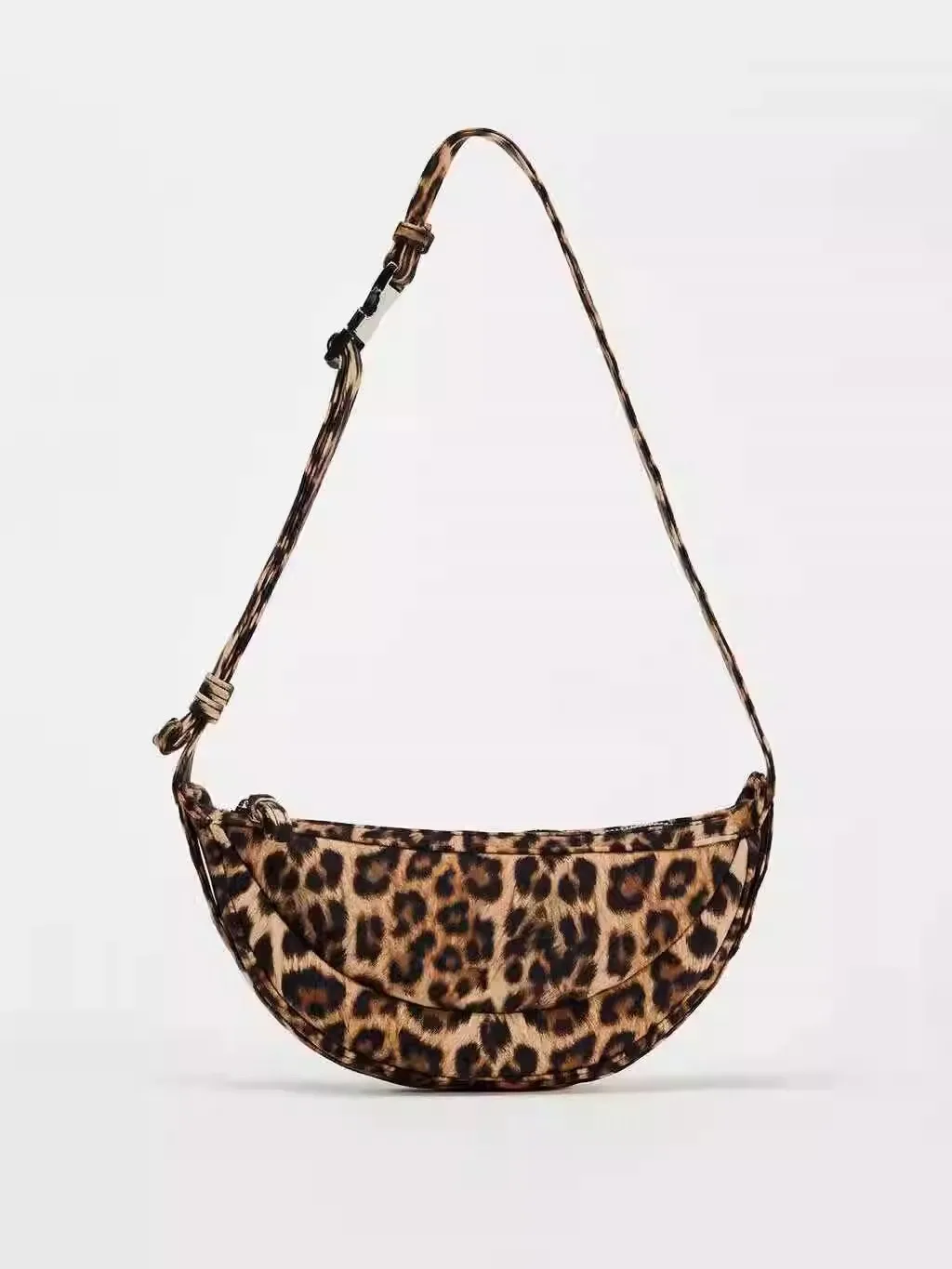 Luipaardprint Schoudertas Modieuze En Populaire Casual Knoedel Crossbody Tas