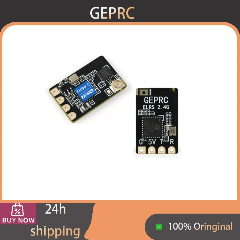 GEPRC ELRS Nano 2.4G PA100 Receiver 100mW Telemetry TCXO Crystal WiFi OTA 0.7g CRSF Protocol For FPV Drone ExpressLRS