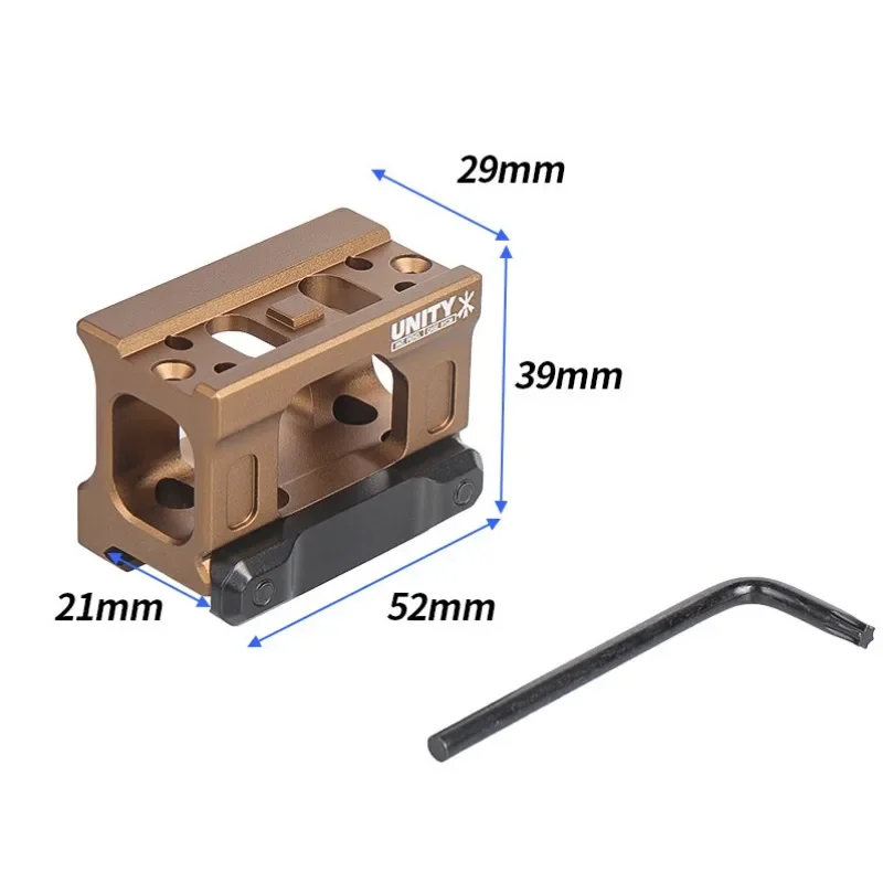 Tactical Fast Heightening Bracket Riser Mount for Aimpoint CompM5s CompM5b ROMEO5 20mm Rail Airsoft Wargame Hunting Scope Sight